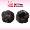 image:imageSensationnel Lulubun Updo HairextensionsKnotted Bun Unit 11 JETBLACK1B OFFBLACK