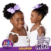 image:imageSensationnel Lulupony mini  lollipop ponytail drawstring for kids synthetic pony up do wig piece 1 JETBLACK4 MEDBROWN