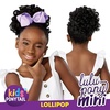 image:imageSensationnel Lulupony mini  lollipop ponytail drawstring for kids synthetic pony up do wig piece 1 JETBLACKT227