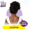 image:imageSensationnel Lulupony mini  lollipop ponytail drawstring for kids synthetic pony up do wig piece 1 JETBLACKT2BG