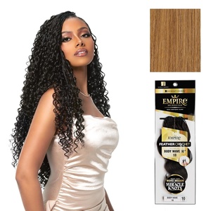 image:imageSensationnel Empire Feather Crochet BraidsBody Wave10in 1 JETBLACK27 HONEYBLONDE