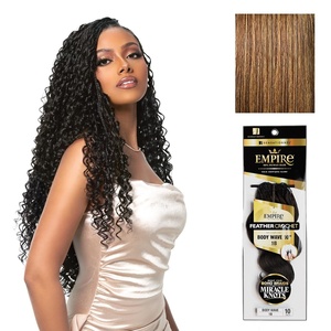 image:imageSensationnel Empire Feather Crochet BraidsBody Wave10in 1 JETBLACKS427