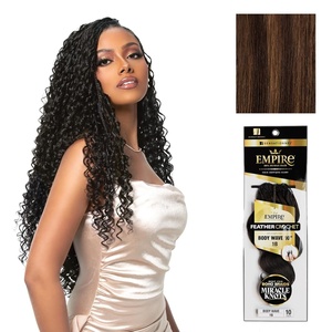 image:imageSensationnel Empire Feather Crochet BraidsBody Wave10in 1 JETBLACKS430