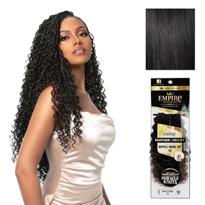 image:imageSensationnel Empire Feather Crochet BraidsRipple Wave10in 1 JETBLACK1 JETBLACK