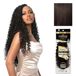 image:imageSensationnel Empire Feather Crochet BraidsRipple Wave10in 1 JETBLACK2 DARKBROWN