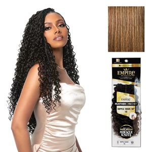 image:imageSensationnel Empire Feather Crochet BraidsRipple Wave10in 1 JETBLACKS427