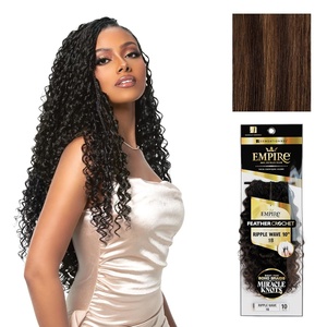 image:imageSensationnel Empire Feather Crochet BraidsRipple Wave10in 1 JETBLACKS430