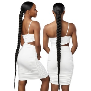 image:imageSensationnel Lulu Pony Wrap Hairextensions102 DARKBROWN4 MEDBROWN