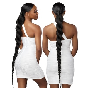 image:imageSensationnel Lulu Pony Wrap Hairextensions121 JETBLACK2 DARKBROWN