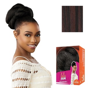 image:imageSensationnel Lulubun Updo HairextensionsKnotted Bun Unit 11 JETBLACKF1B33