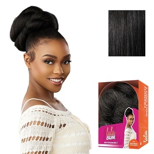 image:imageSensationnel Lulubun Updo HairextensionsKnotted Bun Unit 11 JETBLACKM280
