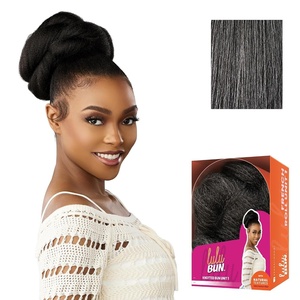 image:imageSensationnel Lulubun Updo HairextensionsKnotted Bun Unit 11 JETBLACKM44