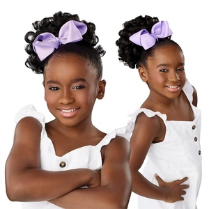 image:imageSensationnel Lulupony mini  lollipop ponytail drawstring for kids synthetic pony up do wig piece 1 JETBLACKT2BG