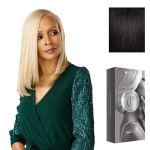 image:imageSensationnel Platinum Glow 13x6 WigEmmeline 1 JETBLACK1B OFFBLACK