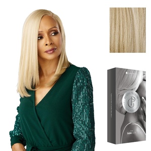 image:imageSensationnel Platinum Glow 13x6 WigEmmeline 1 JETBLACKLUXEBLONDE