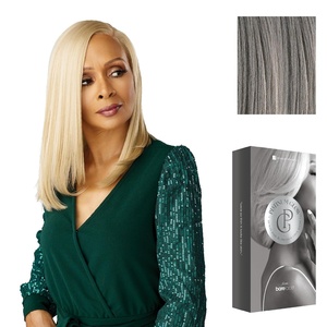 image:imageSensationnel Platinum Glow 13x6 WigEmmeline 1 JETBLACKSILVERSTORM