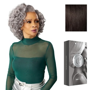 image:imageSensationnel Platinum Glow 13x6 WigEvine 1 JETBLACK2 DARKBROWN