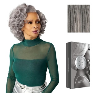 image:imageSensationnel Platinum Glow 13x6 WigEvine 1 JETBLACKSILVERSTORM