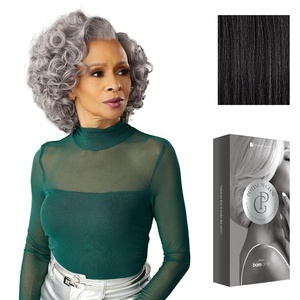 image:imageSensationnel Platinum Glow 13x6 WigEvine 1 JETBLACKSLATEGRAY