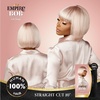 image:imageSensationnel Empire Bob Humanhair WigStraight Cut 10 inchSMOKYLAVENDER