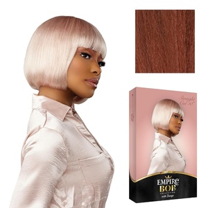 image:imageSensationnel Empire Bob Humanhair WigStraight Cut 10 inchCOPPERCHARM