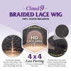 image:imageSensationnel CLOUD9 4x4 Braided WigBoho Box Braid 30 Inch 1 JETBLACK613 BLONDE