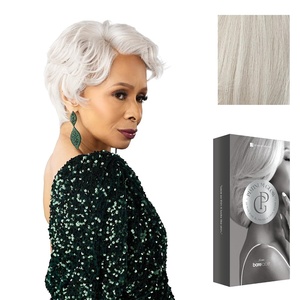 image:imageSensationnel Platinum Glow 13x6 WigDelphine 1 JETBLACKICYPEARL