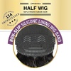 image:imageSensationnel Half WigKinky Straight 18 Inch NATURALNATURAL