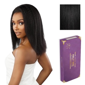 image:imageSensationnel Half WigKinky Straight 18 Inch NATURALNATURALBLACK