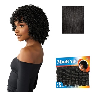 image:imageSensationnel Curls Kinksandco ModCut 3pcSpiral Curl 10S 1 JETBLACK1B OFFBLACK