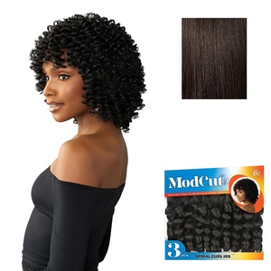 image:imageSensationnel Curls Kinksandco ModCut 3pcSpiral Curl 10S 1 JETBLACK2 DARKBROWN
