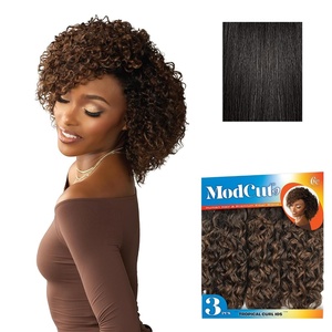 image:imageSensationnel Curls Kinksandco ModCut 3pcTropical Curl 10S 1 JETBLACK1B OFFBLACK