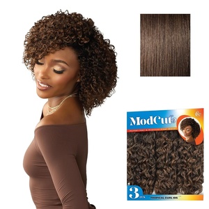 image:imageSensationnel Curls Kinksandco ModCut 3pcTropical Curl 10S 1 JETBLACK4 MEDBROWN