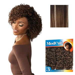 image:imageSensationnel Curls Kinksandco ModCut 3pcTropical Curl 10S 1 JETBLACKBALAYAGEMOCHA