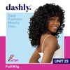 image:imageSensationnel Dashly WigUnit 23 1 JETBLACKBALAYAGECHOCOLATE
