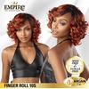 image:imageSensationnel Empire Curly Human HairFinger Roll 10S1 JETBLACKT1B30