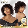 image:imageSensationnel Empire Curly Human HairSpringy Spiral 10S 3PCS1 JETBLACK1 JETBLACK