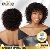 image:imageSensationnel Empire Curly Human HairSpringy Spiral 10S 3PCS1 JETBLACK1 JETBLACK
