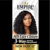 image:imageSensationnel Empire Humanhair Lace ClosureNew Deep 12 Inch1 JETBLACK2 DARKBROWN