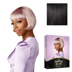 image:imageSensationnel Empire Bob Humanhair WigBubble Cut 1 JETBLACK1 JETBLACK