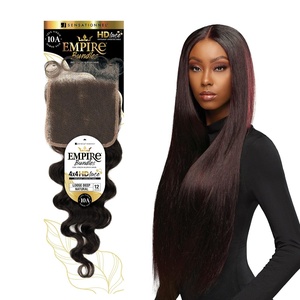 image:imageSensationnel Empire Bundle 4x4 ClosureLoose Deep 12 InchNATURALNATURAL