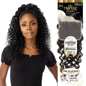 image:imageSensationnel Empire Bundle 4x4 ClosureWater Deep 12 InchNATURALNATURALBLACK
