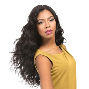 image:imageSensationnel Empire Curly Human HairBody Wave10 inch 1 JETBLACKT1BBG