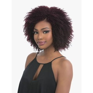 image:imageSensationnel Empire Curly Human HairCork Screw 10S1 JETBLACKS1B30