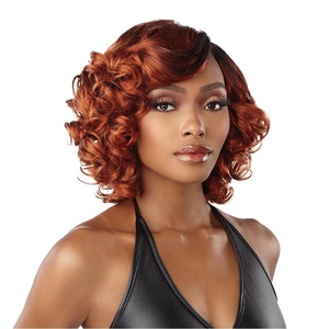 image:imageSensationnel Empire Curly Human HairFinger Roll 10S1 JETBLACKM51