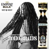 image:imageSensationnel Empire Bulk BraidingWet and Wavy Deep1pk 18in 1 JETBLACK4 MEDBROWN