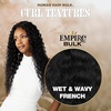image:imageSensationnel Empire Bulk BraidingWet and Wavy French18 inch 1 JETBLACK30 LIGHTAUBURN