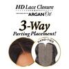 image:imageSensationnel Empire Humanhair Lace ClosureOcean Wave 12 Inch1 JETBLACK2 DARKBROWN