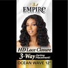 image:imageSensationnel Empire Humanhair Lace ClosureOcean Wave 12 Inch1 JETBLACK4 MEDBROWN