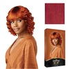 image:imageSensationnel Empire Bob Humanhair WigWavy Cut 12 Inch 1 JETBLACKRICHBURGUNDY